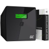 Green Cell Nepřerušitelný zdroj napájení UPS 1000VA 700W s LCD displejem Čistá sinusovka | VERZE EU | 2x Schuko 2x IEC zásuvky UPS08
