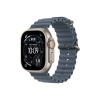 Apple Apple Watch Ultra 3 (2025) GPS + Cellular 5G 49mm Natural Titanium Case with Anchor Blue Ocean Band EU MEWH4