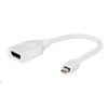 GEMBIRD Redukce miniDisplayport - Displayport 10cm (M/F) bílá A-mDPM-DPF-001-W