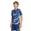 Detské tričko adidas Performance AJAX tmavomodrá farba, vzorované, JI7218 176