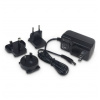 Adaptér AC/DC, výstup: 9V dc 2A, Austrálie, Evropská, UK, USA