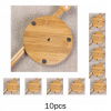 Držiak na toaletný papier - 10x bambusový držiak papiera toaleta pre toaletný stojan pre (Držiak na toaletný papier - 10x bambusový držiak papiera toaleta pre toaletný stojan pre)