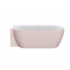 Ravak Freedom Corner II Tec voľne stojaca akrylát vaňa 175x86cm Ľavá Alabaster Pink/Biela CC91600000