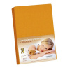 Bellatex Jersey prestieradlo s elastanom oranžová, 200 x 220 cm