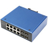 Digitus DN-651153 priemyselný ethernetový switch 8 + 4 Port 10 / 100 / 1000 MBit/s funkcia PoE; DN-651153