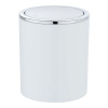 Biely odpadkový kôš Wenko Inca, 2 l