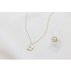 Pinky Club Set z chirurgickej ocele Flower White