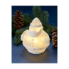 Sklenený svietiaci Santa Claus 12,5 cm
