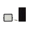Reflektor LED solárny 10W 6400K vymeniteľná batéria 3m drôt čierny 800lm VT-80W (V-TAC)
