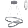NEDES J4310/S Závesné LED svietidlo 70W, 3000K-6500K, 4600lm, IP20, diaľkový ovládač,stmiev., strieborná
