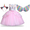 Kostým pre dievča - Unicorn Outfit Dress Band Wings Ball 116 (Unicorn Outfit Dress Band Wings Ball 116)