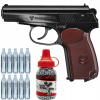 Vzduchovka - Windbreaker Pistol Makarov 4.5 CO2 BB SET (Vzduchovka - Windbreaker Pistol Makarov 4.5 CO2 BB SET)