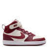 Nike Court Borough Mid 2 Little Kids' Shoes Pearl/Red C13 (31.5)