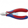 KNIPEX 77 02 115 Boční štípací kleště pro elektroniku, vícesložkové návleky, leštěné 115 mm