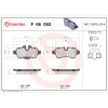 BREMBO Sada brzdových platničiek kotúčovej brzdy BREMBO P 06 052