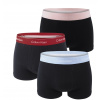 Calvin Klein - boxerky 3PACK Icon cotton stretch black with berry & frozen F waist - limitovaná fashion edícia-L (91-96 cm)