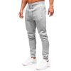 Sivé pánske teplákové jogger nohavice Bolf XW06