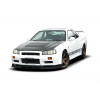 Predný splitter NISSAN SKYLINE R34 GTR (PRE 2299 NÁRAZNÍK) GTR vzhľad