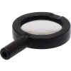 38648c01 Black Magnifying Glass Thick Frame with Trans-Clear Lens (Černá lupa se silným rámem a dutou rukojetí a průhlednou čočkou)