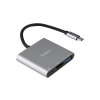 Adaptér YENKEE USB C na HDMI, USB,C,A YTC 031