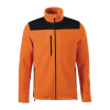 Fleecová unisex mikina RIMECK® Effect 530 oranžová veľ. S