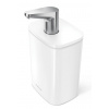 Simplehuman Dávkovač mýdla a desinfekce Pulse - 473 ml, bílá ocel