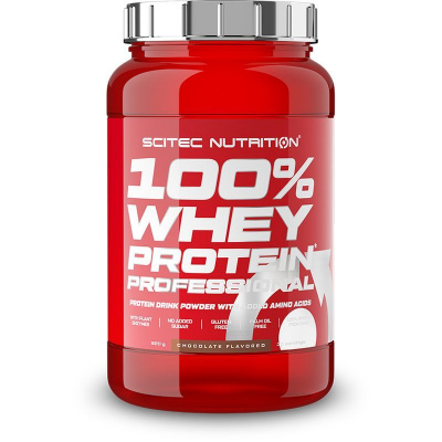 SciTec Nutrition 100% Whey Protein Professional jahoda/biela čokoláda 920 g