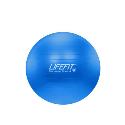 Gymnastická lopta LIFEFIT ANTI-BURST 55cm, modrá