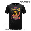 Tričko RANGER® - motív Rybárčenie 07 S Čierna