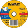 DeWALT DT43903 Rezný kotúč plochý HIGH PERFOMANCE na nerez, ø 115 mm