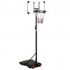 vidaXL Basketbalový stojan priehľadný 216-250 cm polykarbonát 93657