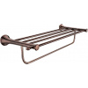 Nimco LADA polička na uteráky s hrazdou 53 cm staromeď LA 19063-80