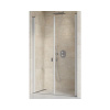 Sprchové dvere RAVAK Chrome CSDL2-100 satin+Transparent 0QVACU0LZ1