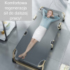 Poľná posteľ Magboss 194 cm x 75 cm sivá