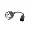 Gembird PC-SFC14M-01 power adapter cord C14 male -> schuko female