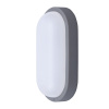 Solight LED vonkajšie osvetlenie oválne, 20W, 1500lm, 4000K, IP54, 26cm, šedá farba WO749-