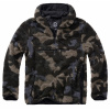 Bunda Brandit Teddyfleece Worker Pullover Jacket darkcamo - 3XL