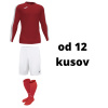 Futbalová sada Joma Academy s dlhým rukávom pre mužstvo, od 12 kusov, ?ervená / biela počet ks v sade: 17 hráčskych setov