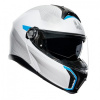 Prilba AGV Tourmodular Freqeuncy Light Grey Blue Veľkosť: XL (60-61 cm)