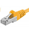 Premiumcord sp6asftp010Y Patch, CAT6a S-FTP, RJ45-RJ45, AWG 26/7, 1m, žlutý