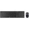 GENIUS set klávesnice + myš Slimstar C126/ Drátový set/ USB/ černá/ CZ+SK layout 31330007403