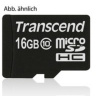 Transcend TS16GUSDC10 - 16 GB - MicroSDHC - Klasse 10 - NAND - 90 MB/s - Čierna