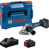 Bosch Akumulátorová uhlová brúska GWS 18V-15 SC, 2x aku 06019H6101