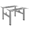 Ergo Office dvojitý elektrický výškovo nastaviteľný stôl, max. výška 128 cm, max 125 kg x2, bez vrchnej dosky pre prácu v sede a v stoji (2 diely)