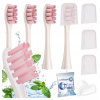 4x Náhradné Hlavice pre OClean X Pro Elite Flow Air Z1 Ružové náhradné diely
