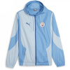 Puma Manchester City Pre-Match Woven Jacket Adults Blue/Silver XL