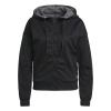 adidas Sportswear Most Versatile Player Zip Hooded Sweatshirt Womens Black 10 (S)