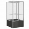 zahrada-XL Klietka pre vtáky antracitová 111x107x211,5 cm pozinkovaná oceľ 171548
