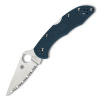 Spyderco Delica Blue K390 Serrated