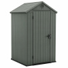 Záhradný domček Keter Darwin 4 x 4 zelený, s podlahou